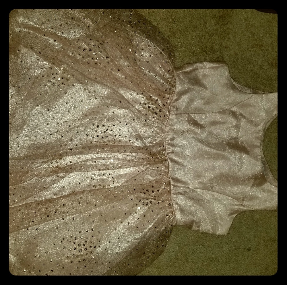 Girls, Cat & Jack, Pink Glittery Tu-Tu Dress